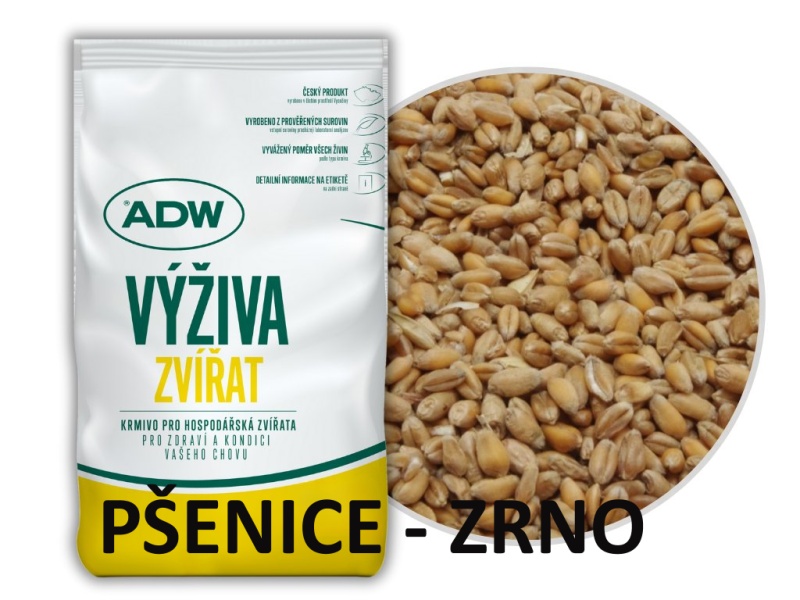 Pšenice zrno pro slepice, drůbež 25kg