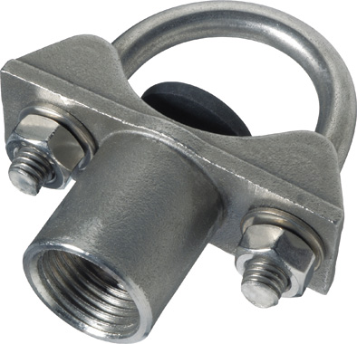 Klema přípojná nerezezová na 3/4potrubí-vývod 1/2