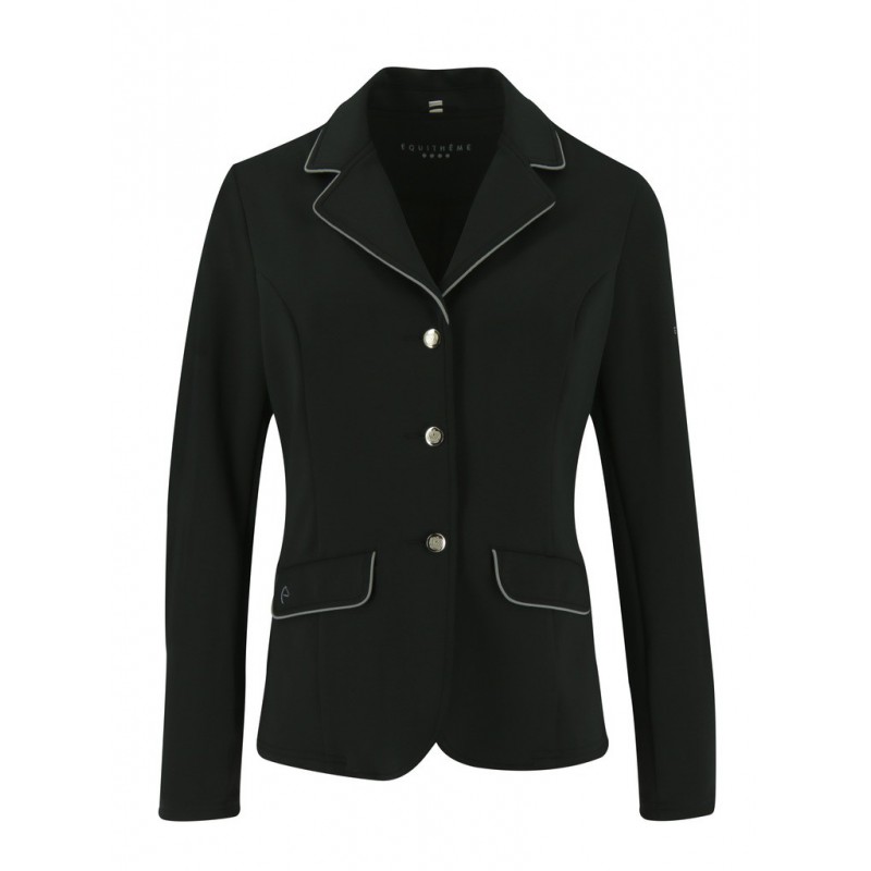 Jezdecké sako dětské EQUITHEME Soft Classic černé