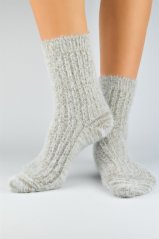 Ponožky dámské jemné nadýchané s vlnou 36-41