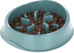 Miska pro psy plastová proti hltání