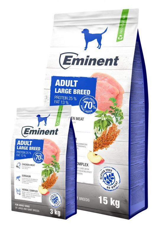 Granule pro dospělé psy EMINENT Adult Large Breed High Premium velká plemena, - Hmotnost: 15kg