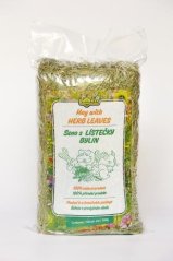Seno pro králíky a hlodavce Limara s lístečky bylin, 15ltr/500g