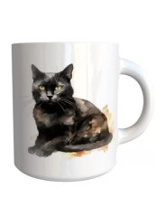 Keramický hrnek Albanus černá kočka 320ml