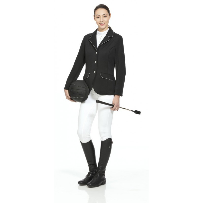 Jezdecké sako dětské EQUITHEME Soft Classic černé