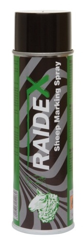 Ovčí značkovací barva RAIDEX spray 500ml,