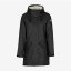 Bunda nepromokavá HORZE Billie fleece - Barva: černá, Velikost: 44