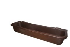 Krmný žlab pro koně, skot, ovce OK PLAST závěsný 160cm, 120 ltr.
