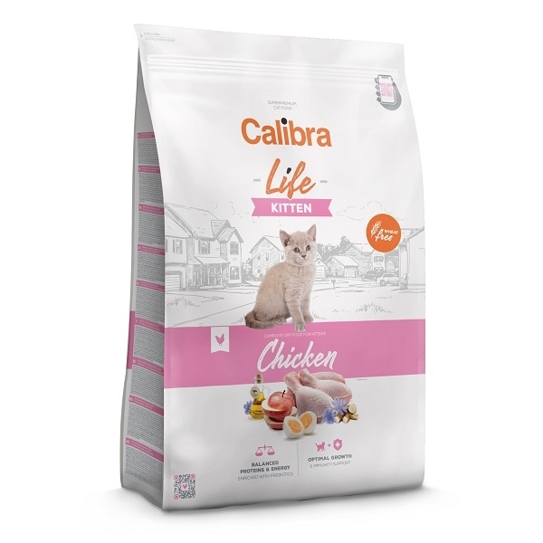 Granule pro koťata, kočky Kuřecí CALIBRA Cat Life Kitten Chicken, - Hmotnost: 1,5kg