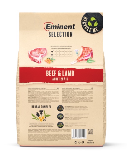 EMINENT Selection Adult Beef & Lamb granule pro dospělé psy