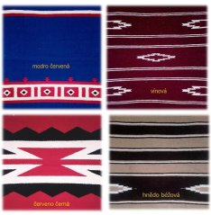 Westernová deka CZ 80x80cm bez podšití