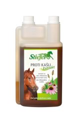 Krmný doplněk pro koně, pony STIEFEL Proti kašli,  1ltr
