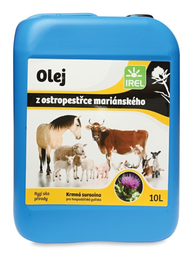 IREL Ostropestřecový olej pro koně, skot