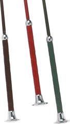 Drezurní jezdecký bič Lady tušírka s kovovou hlavicí 110cm,