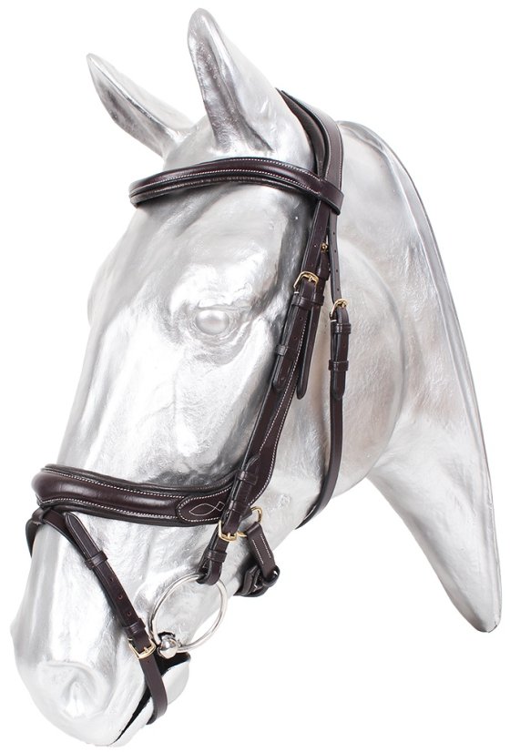 Anatomická uzdečka KENTAUR, kontrastní prošev