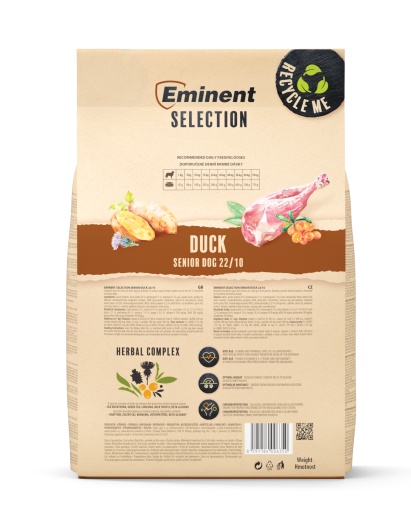 EMINENT Selection Senior Duck granule pro starší psy všech plemen