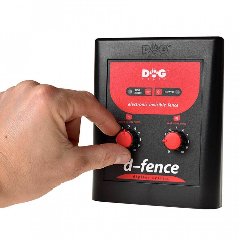 Elektronický neviditelný plot d-fence 101 pro psy + 100m drátu