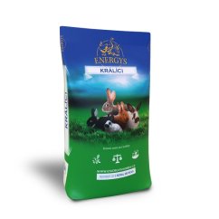 Granule pro králíky ENERGYS Králík Klasik, 25kg