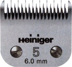 Stříhací nože č.5/6mm pro SAPHIR