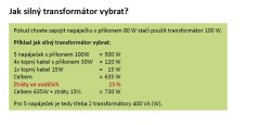 Transformátor pro vyhř. napáječky 24V/400VA