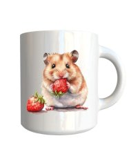 Keramický hrnek Vahi křeček s jahodami 320ml