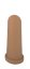 Cucák pro telata LATEX 10cm s X dirkou do vědra