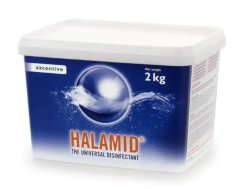 Dezinfekční přípravekdo stájí  Halamid, ChloraminT na bázi aktivního chlóru 2kg