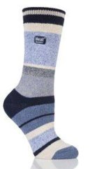 Ponožky Heat Holders Lite pánské 39-45 pruhy modré