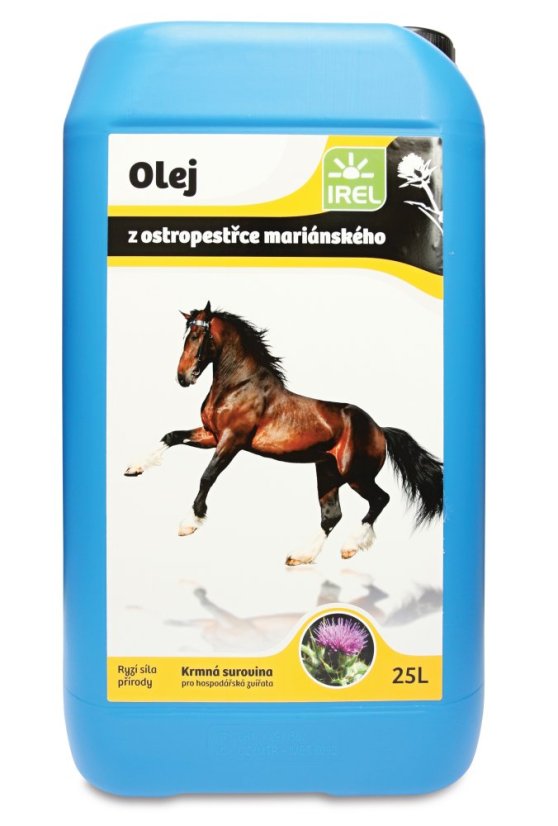 IREL Ostropestřecový olej pro koně, skot