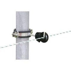 Objímka pro ohradník s matkou M6 na sloupky o o 48-62mm