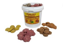 Pamlsky pro koně, pony GLORDIES  kbelík Mix, 1,2ltr