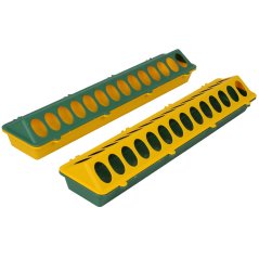 Podlahové krmítko pro kuřata, brojlery plastové s otvory