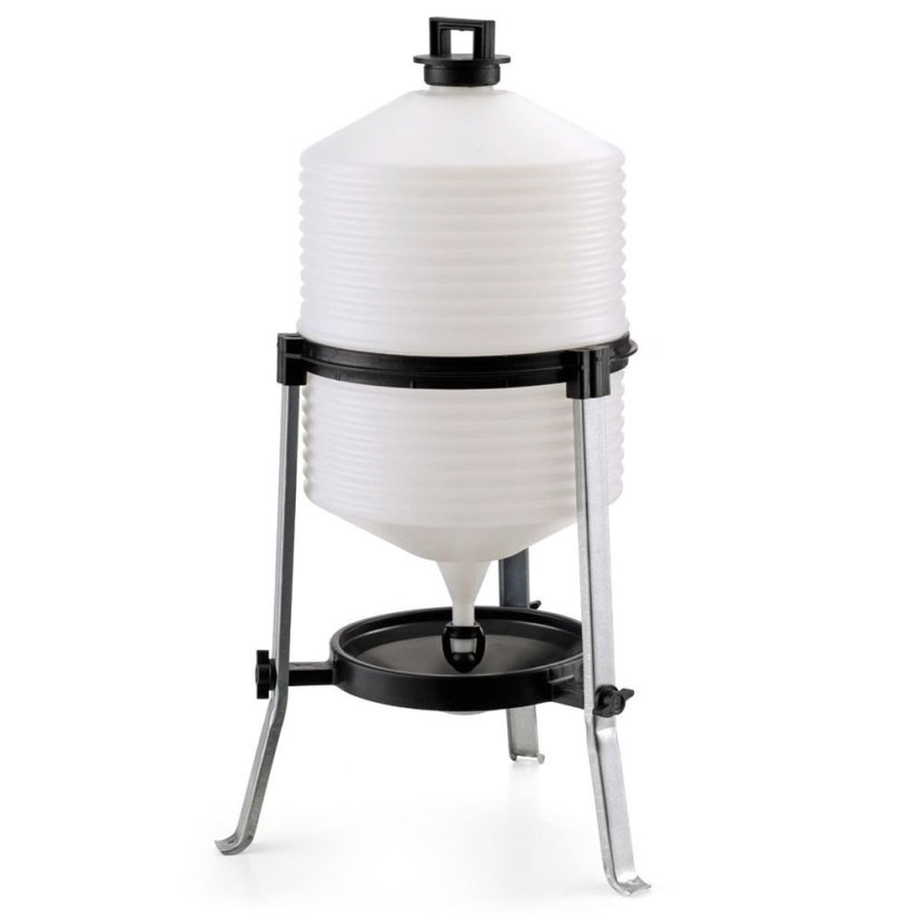 Barelová napáječka pro drůbež, slepice plastová, 24ltr.