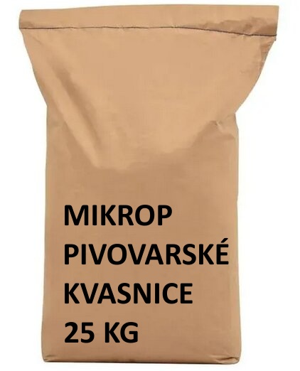 MIKROP Pivovarské kvasnice sypké pro koně, skot, drůbež a psy 25kg