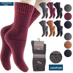 Dámské celofroté ponožky Dámské celofroté ponožky