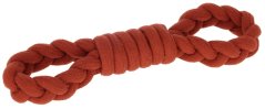 Hračka pro psa bavlněná Osmička  KERBL Pet hnědá 31cm