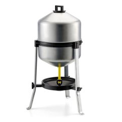 Barelová napáječka pro slepice, drůbež kovová, 22ltr.