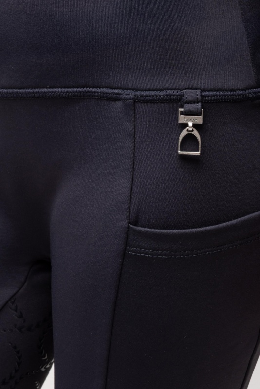 HORZE Gillian dětské zimní jezdecké legíny