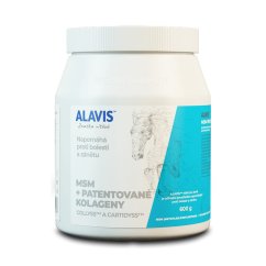 Veterinární přípravek  pro koně, pony ALAVIS MSM, 600g