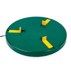 Stavitelná výhřevná deska k napáječce pro drůbež o ø