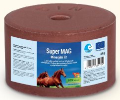 Minerální liz pro koně, skot, ovce, kozy Super Mag s hořčíkem 3 kg