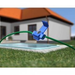 Zářezový konektor pro spojování anténního drátu neviditelného plotu pro psy