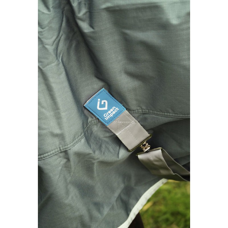 EQUITHEME TYREX 600D/150 g Recycled výběhová deka pro koně zelená
