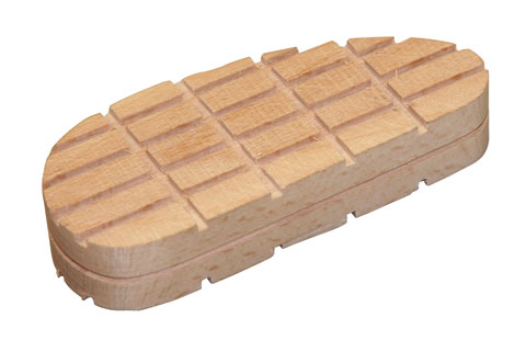 Dřevěný špalek pro paznehty skotu, velký 130mm