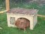 Domek NATURE pro hlodavce dřevěný 42x34,5x27cm