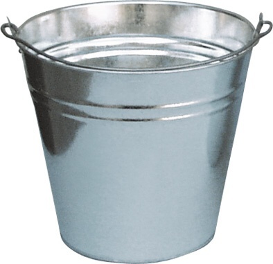 Kbelík plechový pozinkovaný