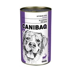 Krmivo pro psy zvěřina CANIBAQ Classic, konzerva 1250g