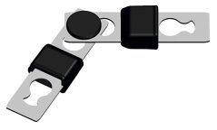 Spojka bezpečnostní na provazy do 6mm Litzclip® Safety-Link nerez(10)