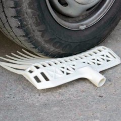 Mistovací vidle pro koně GW PRO, bílé