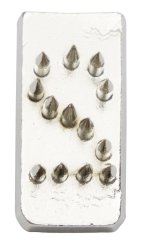 Číslo tetovací 10mm, niklované č.